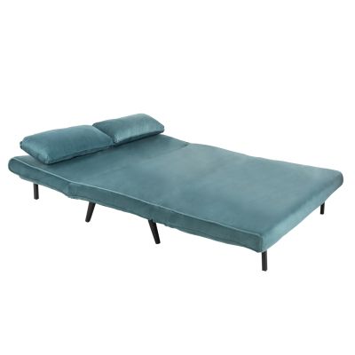 ДИВАН ASMA HM3077.15 2-МЕСТЕН КАДИФЕ В ЦВЯТ МЕНТА 140x75x89Hcm.