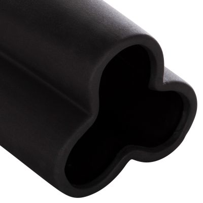 CERAMIC TABLE DECOR GLAZE HM4613.02 MATTE BLACK Φ16x22Hcm.