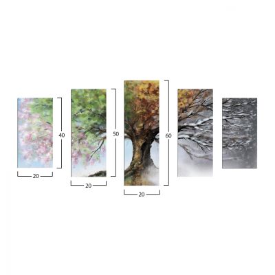 MDF PAINTING FOUR SEASONS HM7206.05 100X60x0,3cm.