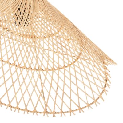 CEILING PENDANT LUMINAIRE SET HM11925.02 ROPE AND NATURAL RATTAN Φ58.5Χ131H cm.