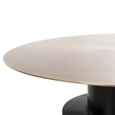 ПАРАМЕТИЧНА МАСА ROUND CUTTY HM9723 МЕТАЛ В ЧЕРНО И АНТИЧЕН МЕСИНГ Φ51Χ55,5Hcm.