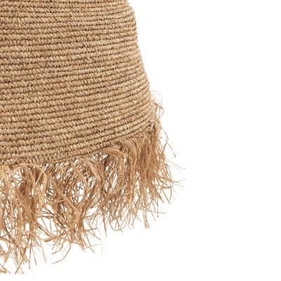 CEILING PENDANT LAMP HM4030 RATTAN IN NATURAL COLOR Φ100x100-103Hcm.