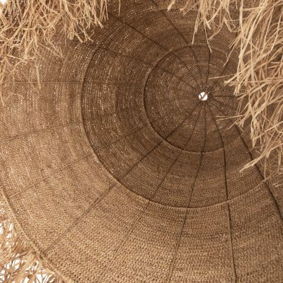 CEILING PENDANT LAMP HM4030 RATTAN IN NATURAL COLOR Φ100x100-103Hcm.