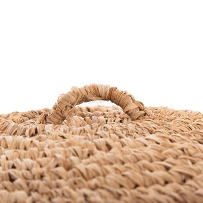 CEILING PENDANT LAMP HM4030 RATTAN IN NATURAL COLOR Φ100x100-103Hcm.