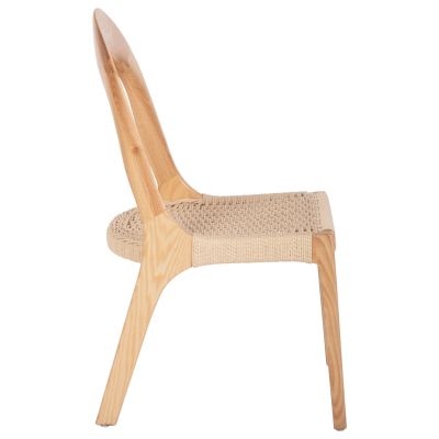 CHAIR HM9876 ASHWOOD AND PAPER ROPE 47x52x86,5Hcm.