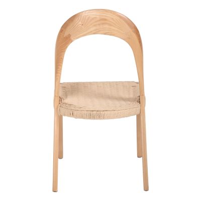 CHAIR HM9876 ASHWOOD AND PAPER ROPE 47x52x86,5Hcm.
