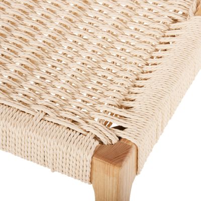 CHAIR HM9876 ASHWOOD AND PAPER ROPE 47x52x86,5Hcm.