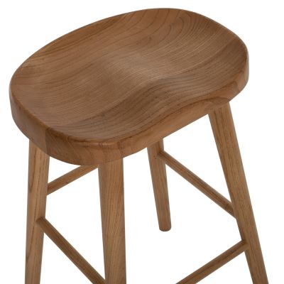 BAR STOOL TOON WOOD IN NATURAL COLOR 40X35X71Hcm.HM9334.01