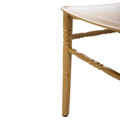 ПОЛИПРОПИЛЕНОВ КЕТЪРИНГ СТОЛ TIFFANY NEW HM8058.05 GOLD 41.2x49.7x89Hcm.