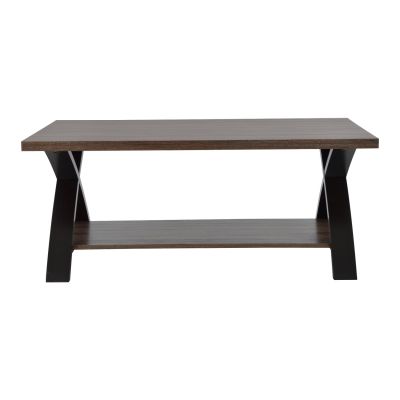 Coffee Table HM8105 Zaki in walnut/honey color 110Χ55Χ45