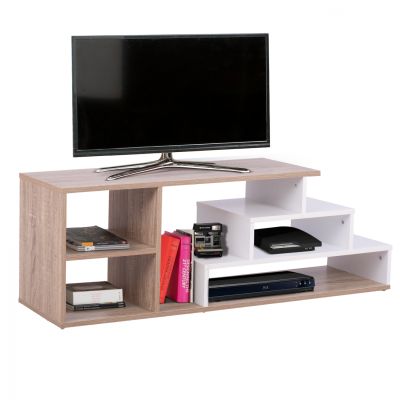 TV UNIT HUGH HM8764.01 120X29.5X39.5Y cm. SONAMA WHITE