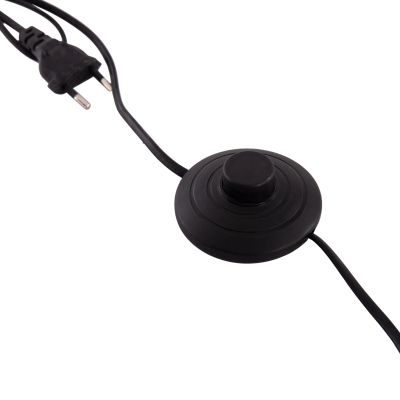 DECORATIVE FLOOR LAMP TUSKEN HM4702.01 FIBER CEMENT-BLACK 50x43x145Hcm.