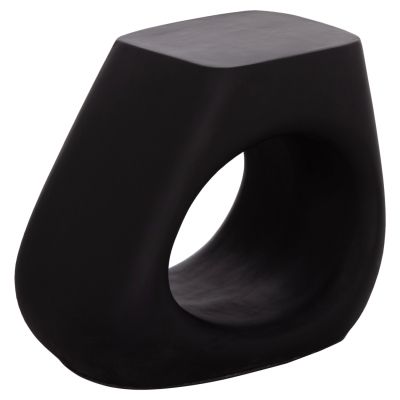 STOOL LANS HM4691.01 FIBER CEMENT IN BLACK--58x28x45.5Hcm.