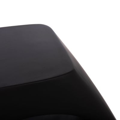 STOOL LANS HM4691.01 FIBER CEMENT IN BLACK--58x28x45.5Hcm.