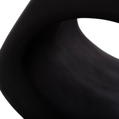 STOOL LANS HM4691.01 FIBER CEMENT IN BLACK--58x28x45.5Hcm.