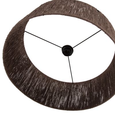 CEILING PENDANT LAMP INDOORS HM7946.01 WITH BROWN PAPER ROPE CAP Φ50x65Hcm.