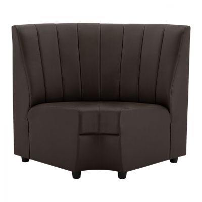 Ъглова част за диван Landon HM3163.03 Pu кафяв 118x66x93см