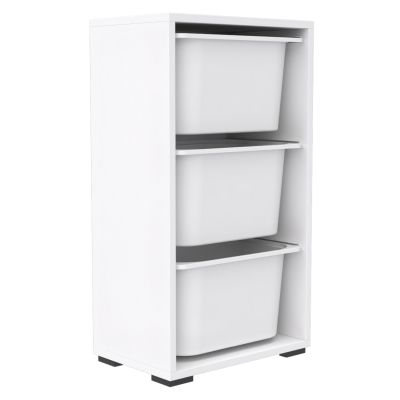 CHEST OF DRAWERS SANI HM18218.01 MELAMINE IN WHITE-WHITE P.E. DRAWERS 45,5x30x83Hcm.