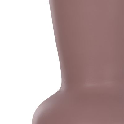 TABLE DECORATIVE VASE CHELIN HM4670L TERRACOTA IN PURPLE--Φ22x37Hcm.