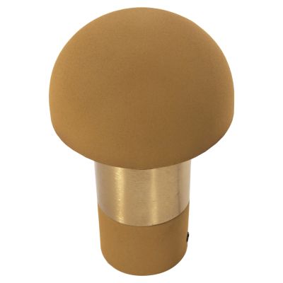TABLE LAMP PUNE HM4255.09 METAL IN MUSTARD-GOLD Φ18x28Hcm.