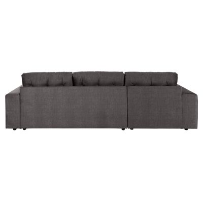 CORNER (LEFT) SOFA-BED WITH STORAGE SPACE CLANCY HM3281.02L ANTHRACITE FABRIC 308x181x92Hcm.